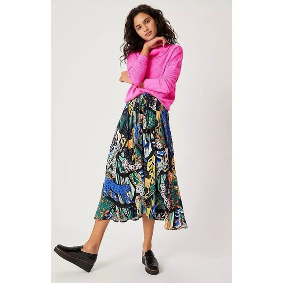 Anthropologie x Masha Volnova Saoirse Midi Skirt - Picture 2 of 6
